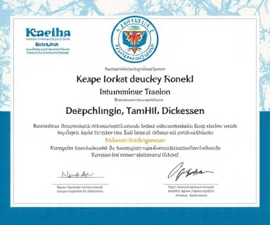 Certyfikat szkolenia z dietoterapii chorób autoimmunologicznych